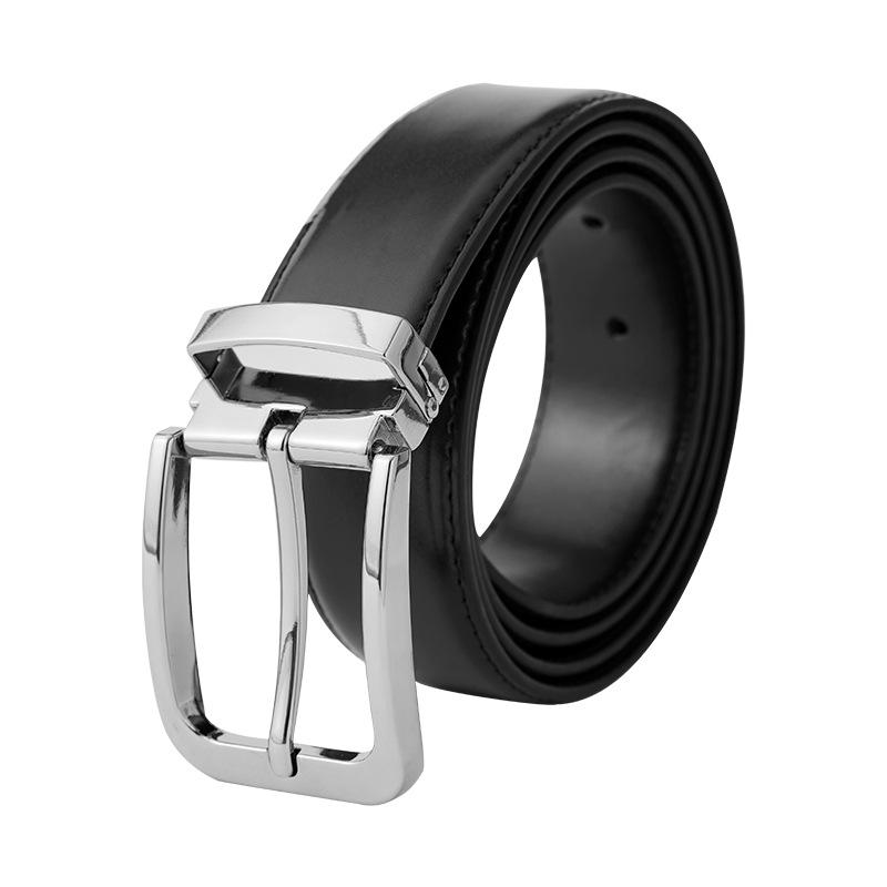 Hebilla de aleación de negocios cinturón de cuero traje de cinturón formal de alta gama para hombres pantalones de hombre con comercio electrónico transfronterizo exclusivo
