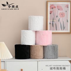 毛絨抱抱桶鮮花包裝抱抱桶插花桶花藝禮品盒玩偶抱抱桶包裝材料