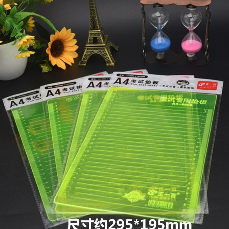 Student Transparent Exam Pad Small A4 Writing Silicone Fluorescent Cute Scale Pad New Product Launch Special Price Student Transparent Exam Pad Small A4 Writing Silicone Fluorescent Cute Scale Pad New Product Launch Special Price