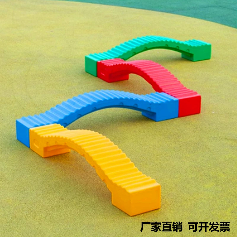 Детский пластиковый балансировочный брус для улицы, сенсорное оборудование для развития, спортивные игрушки для детского сада