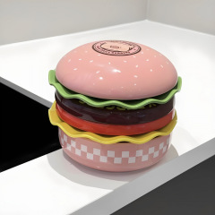 ハンバーガーボウルとプレートセット家庭用セラミックサラダデザートスナックプレート見栄えの良いプレートハンバーガー食器