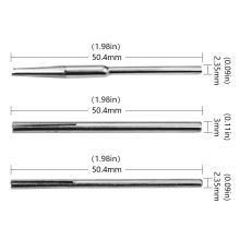 伞形直杆砂纸夹棒3mm/2.35mm夹针 木雕根雕打磨工具 两用砂布夹杆