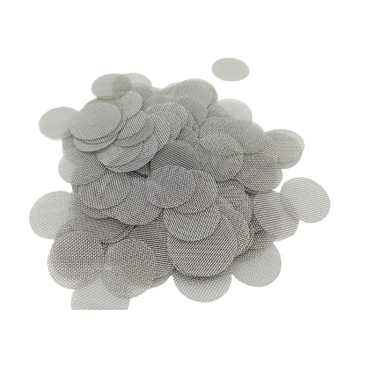 烟网不锈钢圆形烟斗过滤网片烟斗阻燃网片阿拉伯水烟片艾灸盒滤网