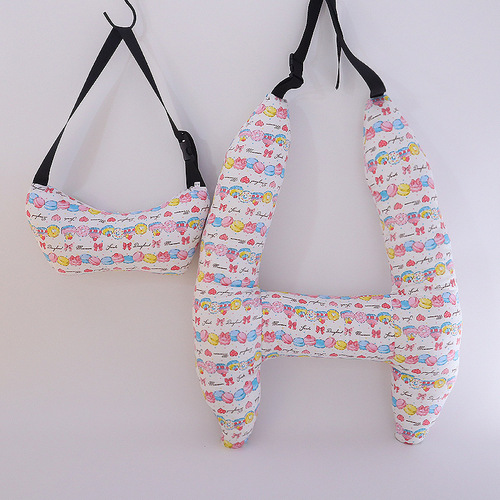 Car Sleeping Pillow Cover Two-in-One Cotton Breathable Summer Car Adult Children Washable Cushion Car Interior Accessory
