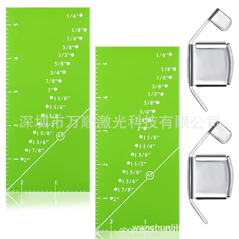 Sewing Machine Sewing Positioning Ruler Guide Ruler DIY Resistance Ruler Perforated Sewing Ruler Magnetic Ruler