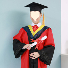 导师服校服礼服理科文科工科硕士学位服大学生毕业照导师帽