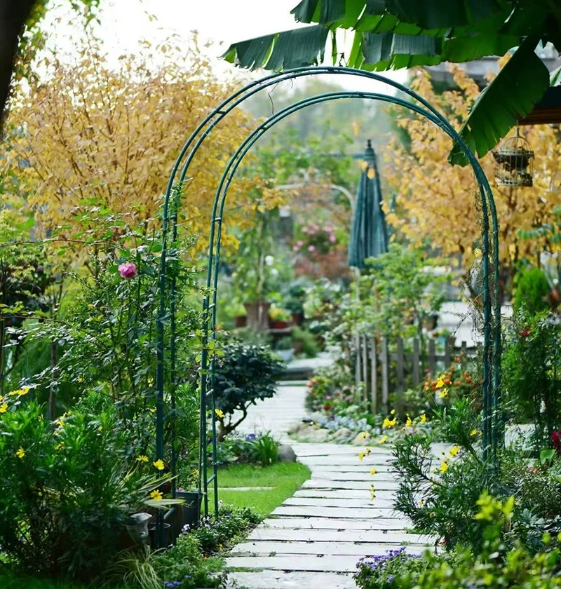 Мико арочная подставка для цветов из кованого железа, подставка для вьющихся роз, подставка для винограда, подставка для роз, поддержка для сада во дворе на открытом воздухе.