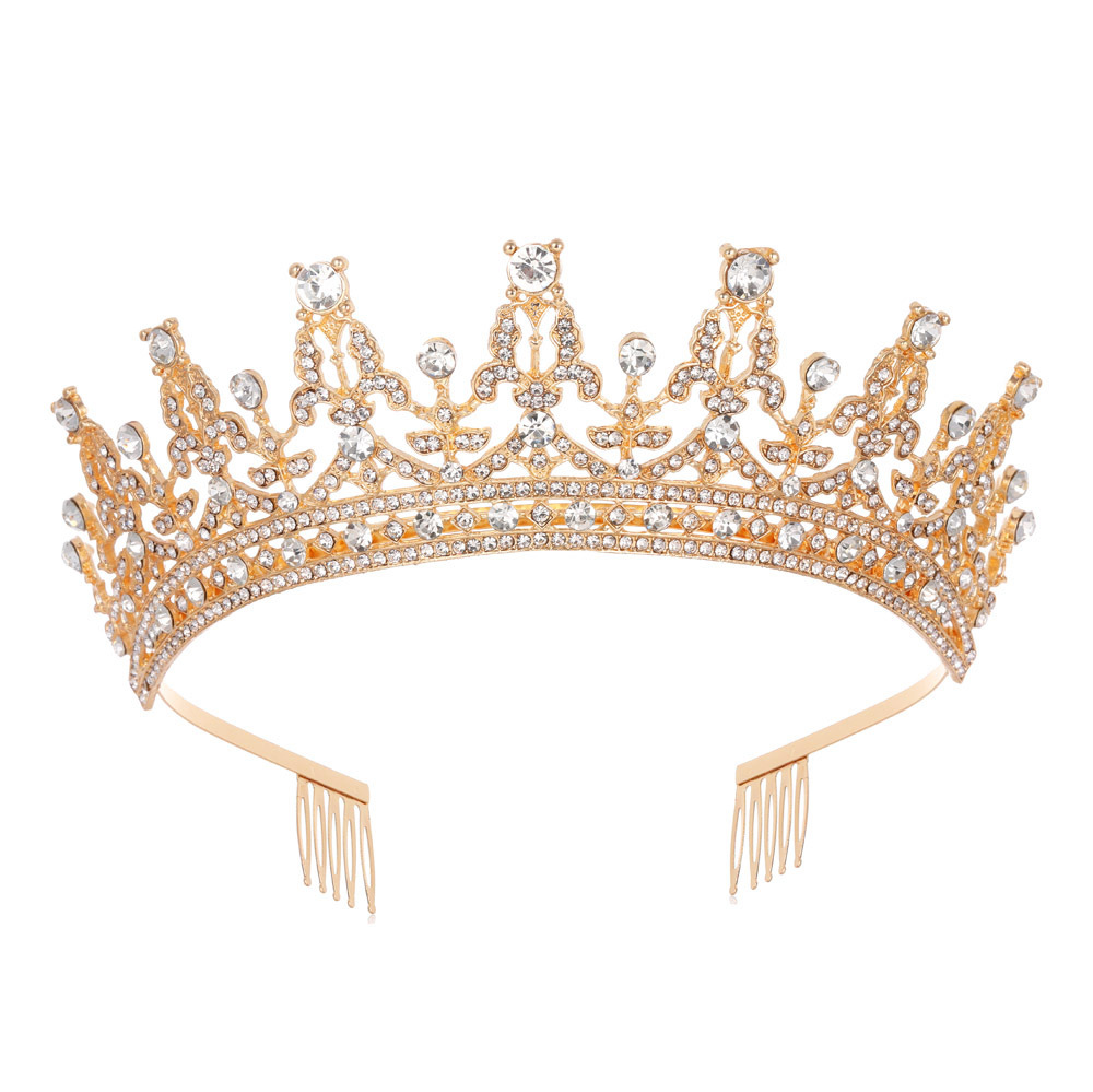Ethnic Style Crown Alloy Diamond Rhinestones Crown 1 Piece