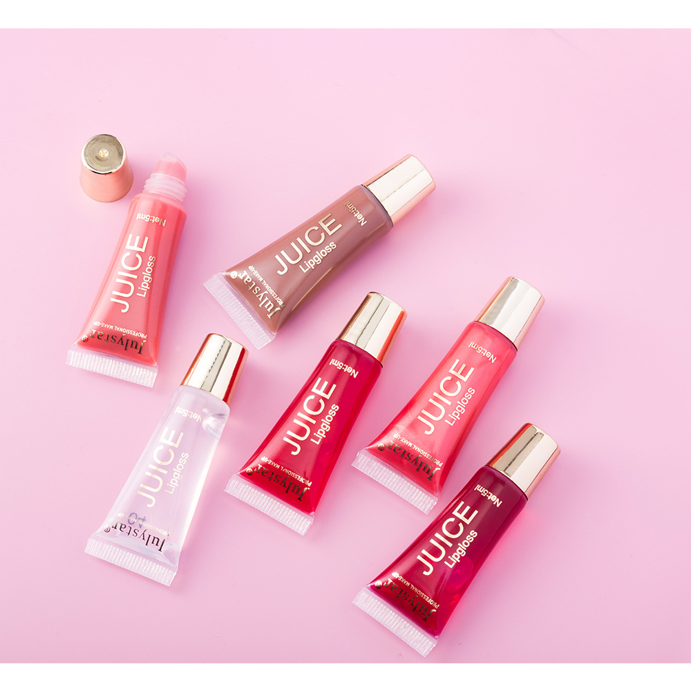 Julystar's best-selling Hydrating Lip Gloss with fruity flavor, long-lasting moisturizing and hydrating soft tube lip gloss set undefined