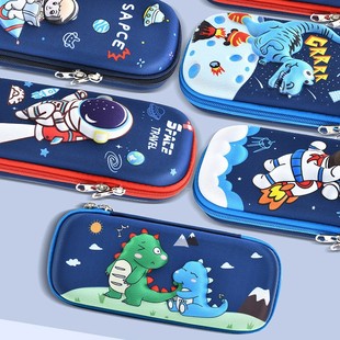 3D Cartoon Kidsren's Stationery Box, Primary School Student Large Capacity Eva Pencil Case, Prize Gift Pen Box with Multiple Flap Pocket Pantss