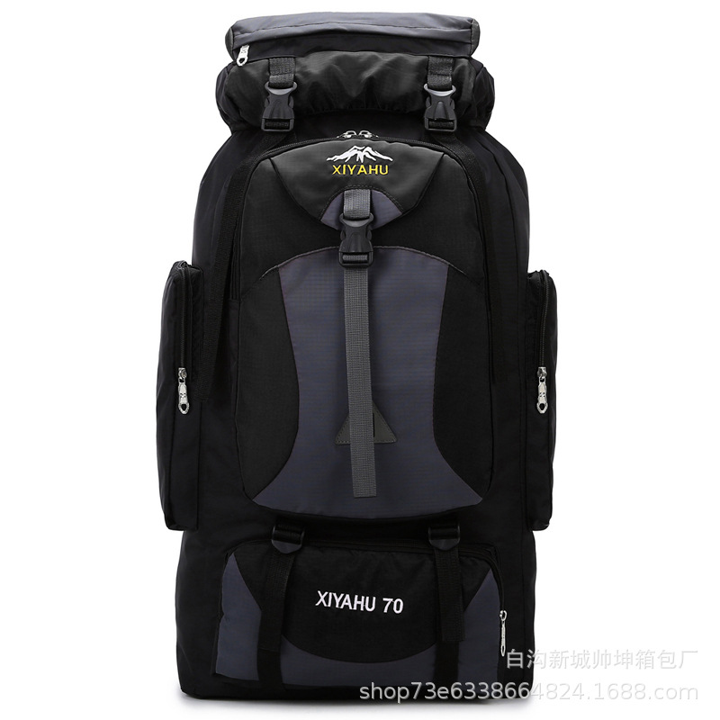 Mochila de senderismo de 70L, resistente al agua y de gran capacidad, ideal para camping, viajes o deportes al aire libre