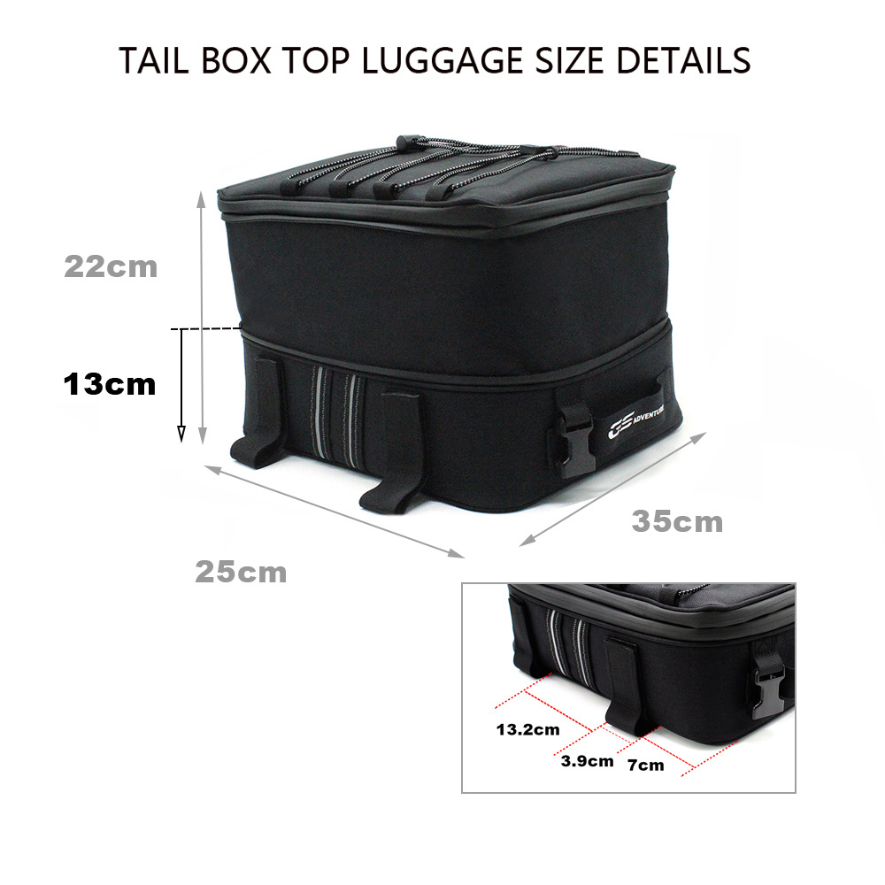 Suitable for BMW R1200GS LC ADV R1250GS F750GS Aluminum Top Box Luggage