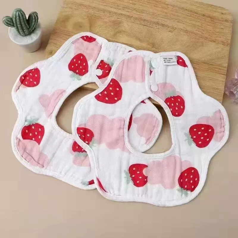 Хлопковая слюнявка для еды детям