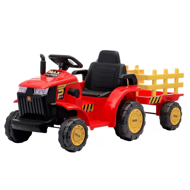 Simulación transfronteriza niño de 1 - 6 años de edad puede sentarse juguete de tamaño grande control remoto con cucharón tractor eléctrico coche de juguete para niños image 6