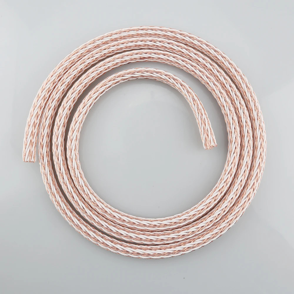 12TC single crystal copper HIFI speaker wire loose line main audio line fever class speaker line power amplifier connection line