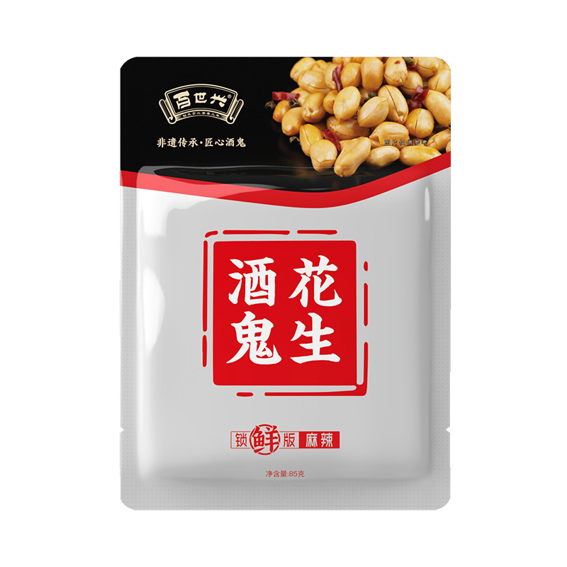 酒飲み落花生85g * 8百世興食品レジャー事務間食多味落花生米麻辣原味代発|undefined