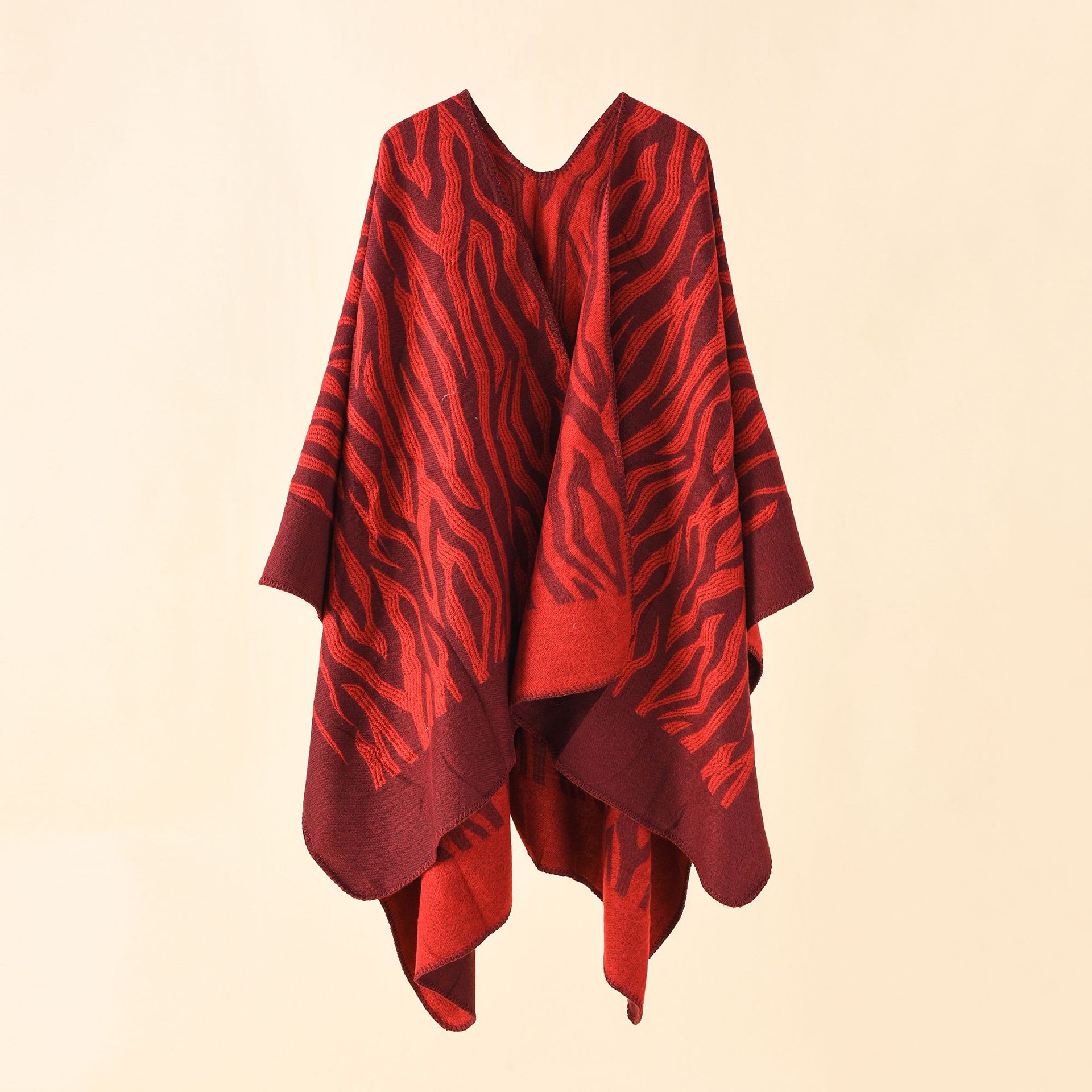 Moda a rayas chal mujer Otoño e Invierno estilo coreano chal a rayas color a juego cebra patrón cálido cachemir-como chal moda