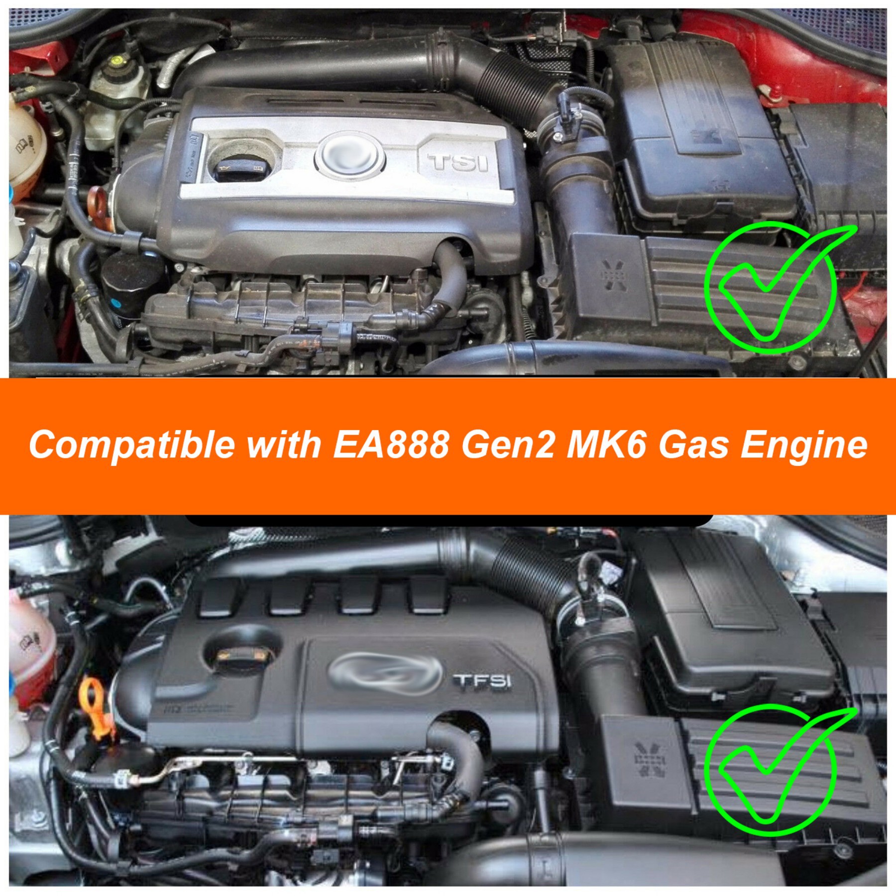 Car high flow intake pipe kit is suitable for Volkswagen Audi Skoda TDI GTD diesel engine