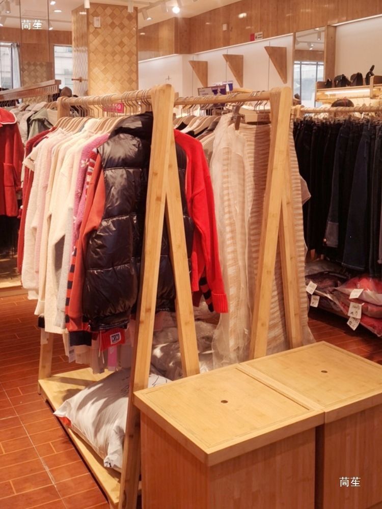 爱依服穿挂衣架服装店展示架架子中岛时尚女装货架美丽陈列落地
