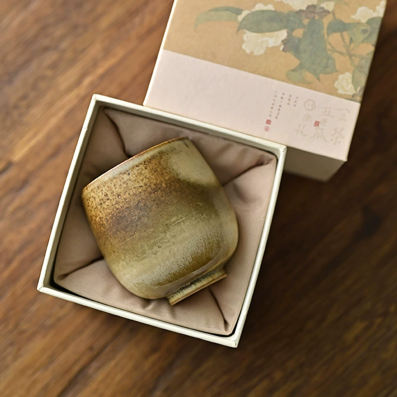 Чашка для чая (Jingdezhen), ручная роспись, чайхуанская печная глазурь, керамическая, ручная работа