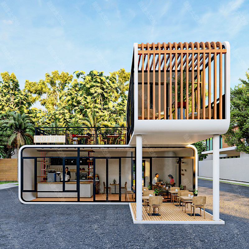 Rongjie Space Capsule Casa móvil Casa de familia Residente en casa Casa de oficina Villa Área escénica Cabina de manzana de doble capa Weisu