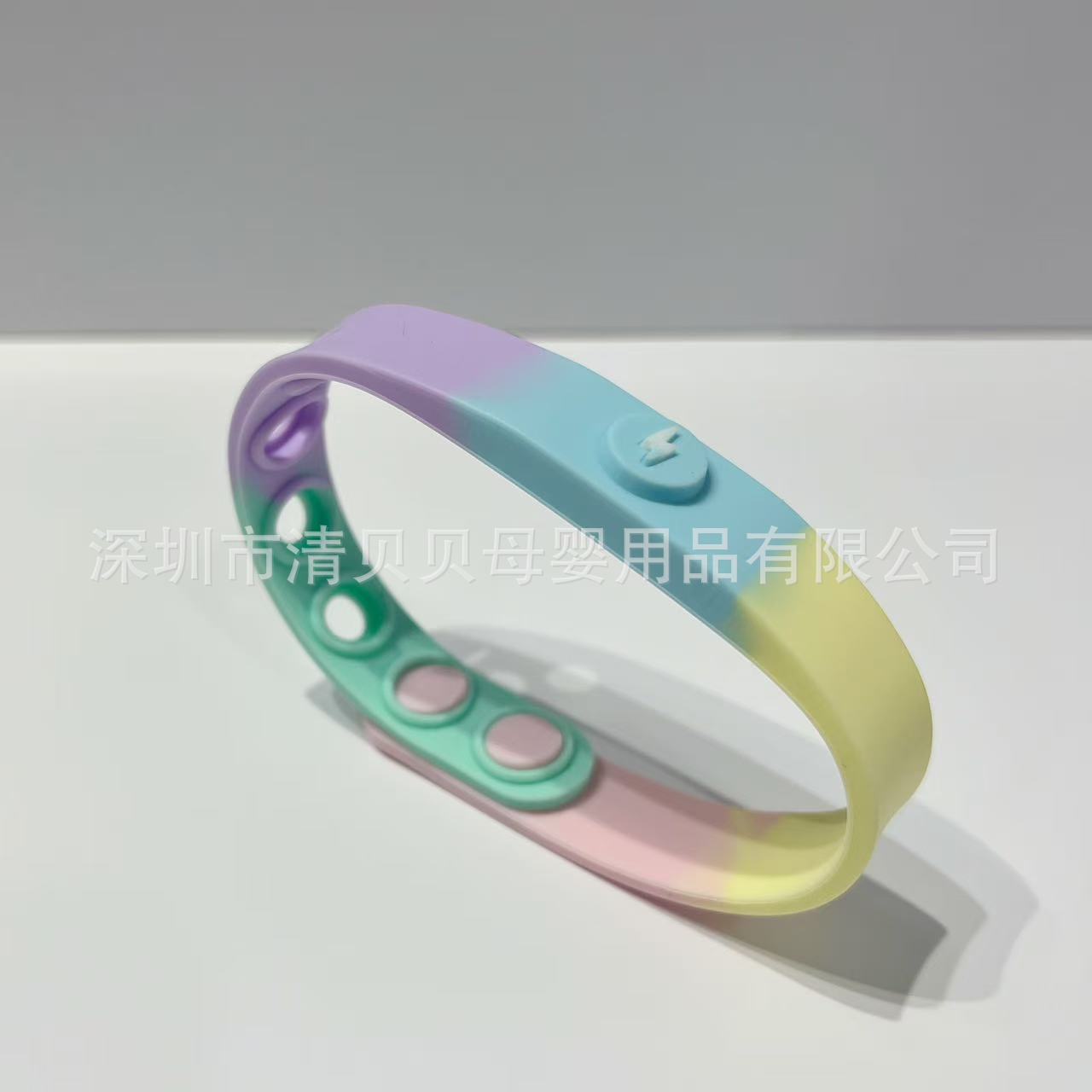 심플 라운드 엣지 - 레인보우 컬러