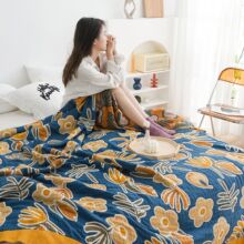 厂家批发日系风格五层棉质纱布毛巾毯宿舍四季单双人午睡毯子柔软