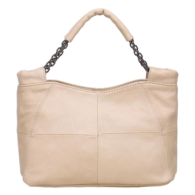 Bolso transfronterizo de mujer Amazon Bolso de mujer 2023 nuevo bolso portátil de cuero genuino primera capa de piel de vaca bolso de mujer bolso de cadena