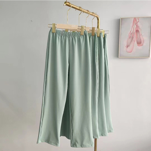 Delong yoga clothes, children's dance clothes, long-sleeved suits, children's exercise clothes, folk dance, Chinese dance, girls' ballet