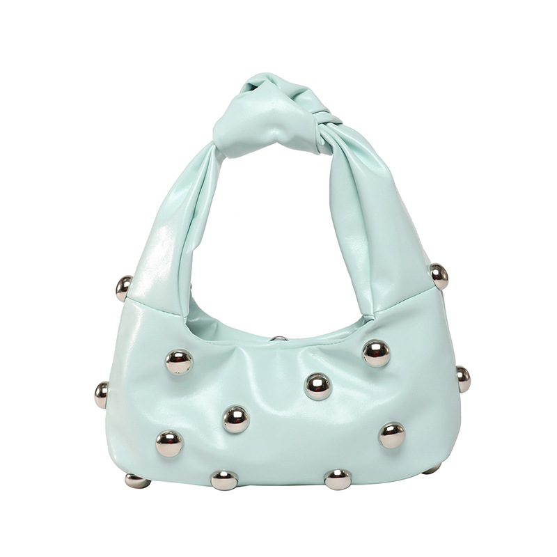 Bolso de axila con textura transfronteriza 2025 primavera nuevo bolso femenino bolso de moda de alta gama bolso de hombro con cuentas personalizado