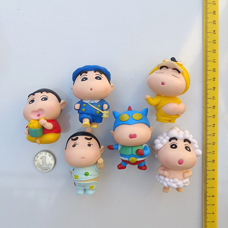 漫画クリエイティブ QQ バージョンかわいいクレヨン新冷蔵庫マグネットパーソナライズされたアニメ日本三次元磁気ステッカー|undefined