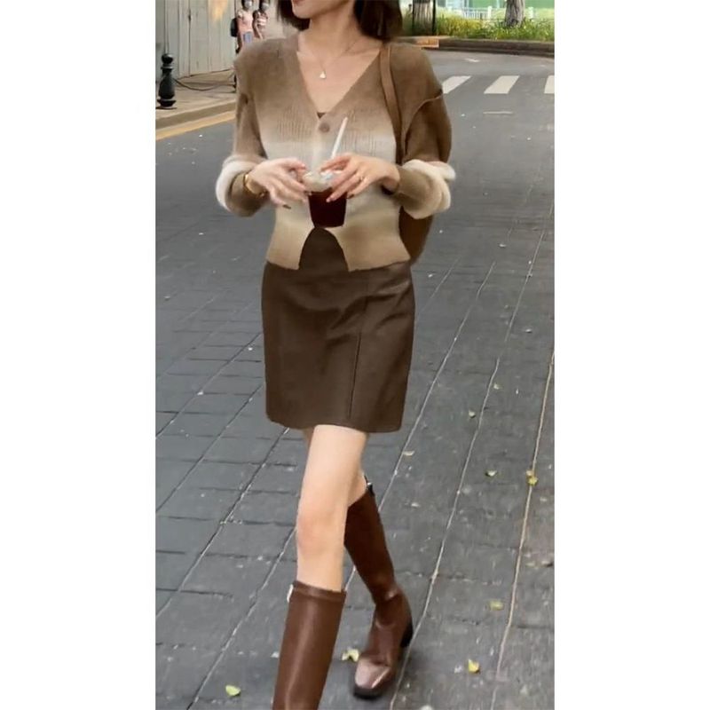 爆款早春季女装法式高级感气质名媛新款御姐连衣裙子盐系穿搭|undefined