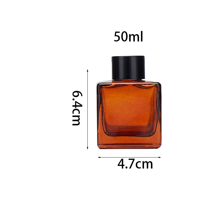 50ml 정사각형 갈색(캡 22개 치아 없음), 선택 사항(모두 맞춤 설정 가능)