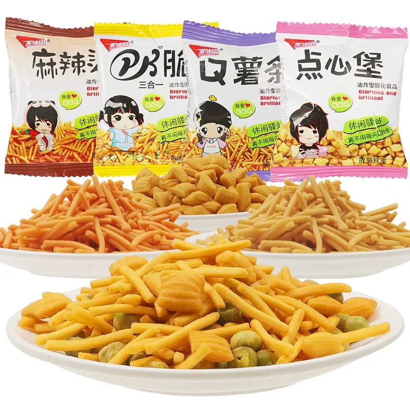 Wuxi Garden PK Хрустящие креветки для просмотра драмы Casual Snacks Детские ностальгические Puffing Snack Foods орехи Французские чипсы оптом бесплатная доставка
