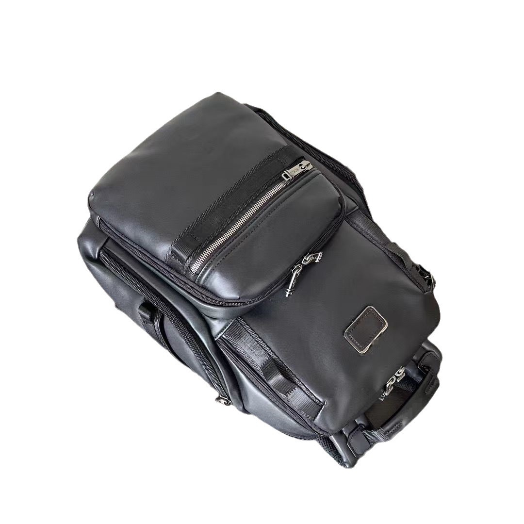 Full Leather Modern Men's Backpack For Daily Commuting And Computer Use 932789D_voghion.com