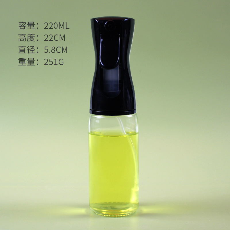 卸売ガラススプレーボトルキッチンオイルボトルオリーブオイル食用油スプレーボトル家庭用エアフライヤースプレーボトル|undefined