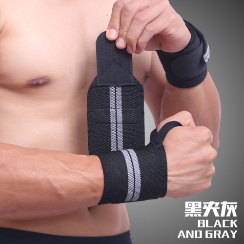 Wholesale fitness assistance band strength strap wrist guard exercise weightlifting parallel bar assistance winding assistance protective equipment