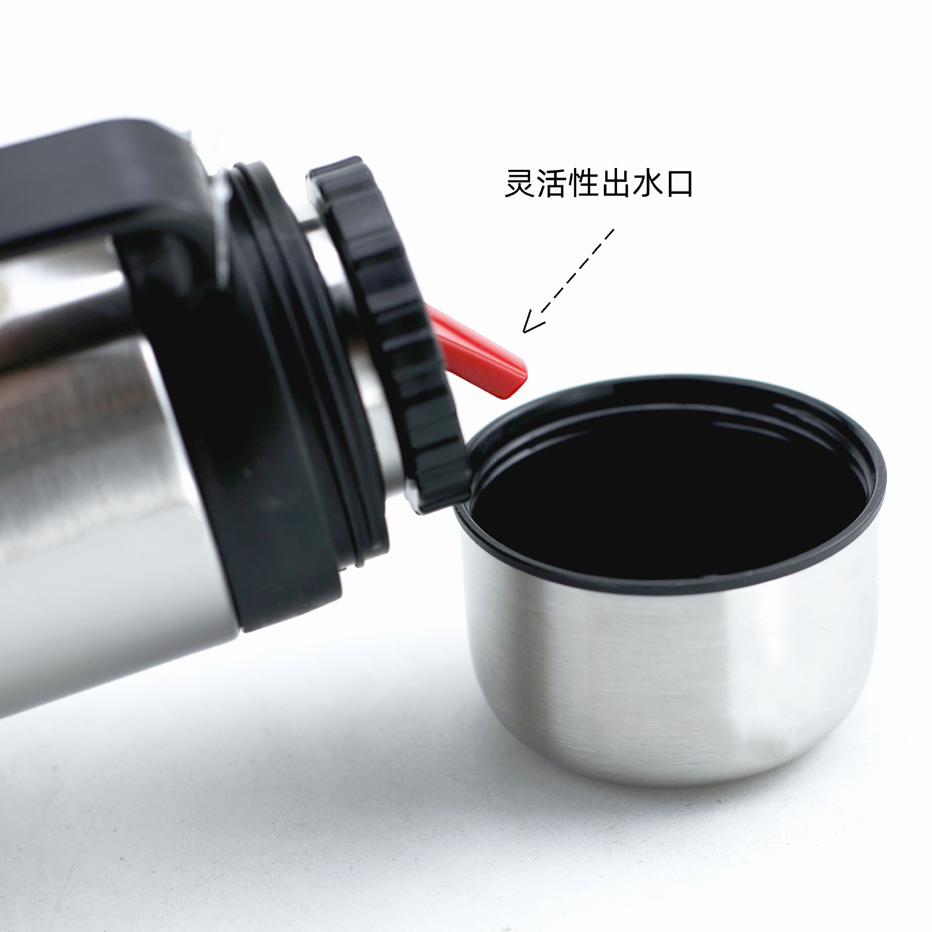 Mate cup Sudamérica 1000ML mango de gran capacidad mate tetera de aislamiento de calor 304 taza mate de acero inoxidable