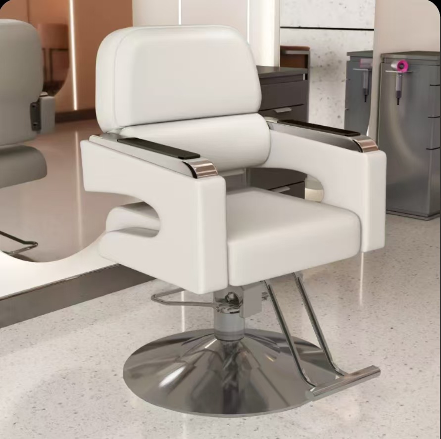 Sillón de peluquería, sillón de salón moderno, sillón de peluquería sencillo, sillón para cortar el pelo, sillón especial para permanente y tinte de salón, sillón de salón de belleza, uso comercial de alta gama.