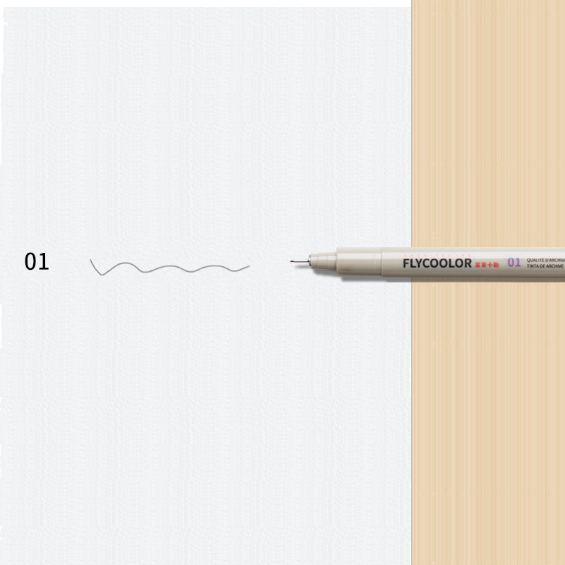 Xiupu aguja pluma impermeable gancho pluma comic cepillo gancho dibujo pintura cepillo diseño papelería suministros traje