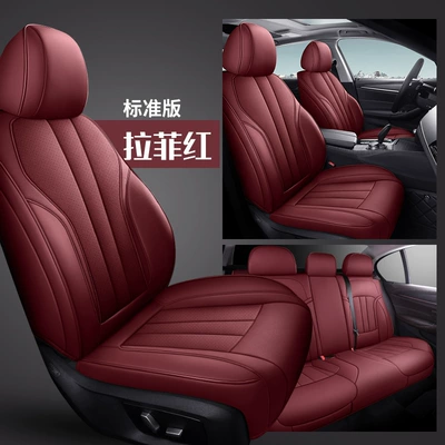 Modelə uyğun (Original) oturacaq örtükləri — Full-Coverage Car Seat Covers for - lafite-red-standard-edition-five-seats-nappa-leather-full-surround-of-front-and-rear-rows