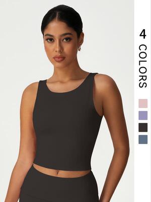 Z93 On behalf of Amazon Cross border new pattern motion Vest Ladies motion vest No solid