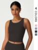 Z93 代发速卖通亚马逊跨境新款运动马甲女式运动背心 纯色无|ms