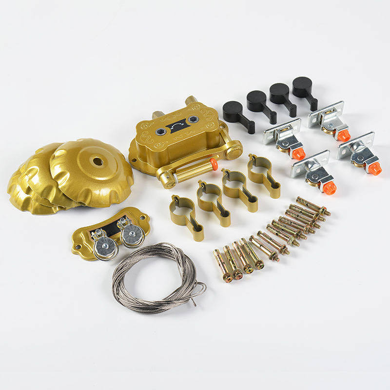 Golden double rod accessories
