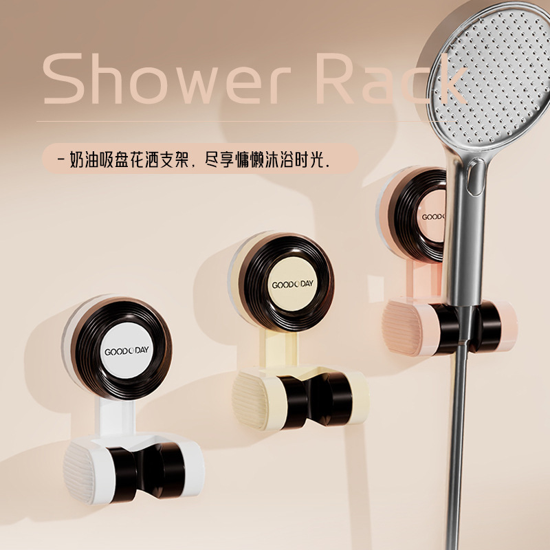 Soporte de chuva de ventosa para el hogar sin perforación soporte de cabezal de ducha fuerte base de baño fijo artefacto colgante marco