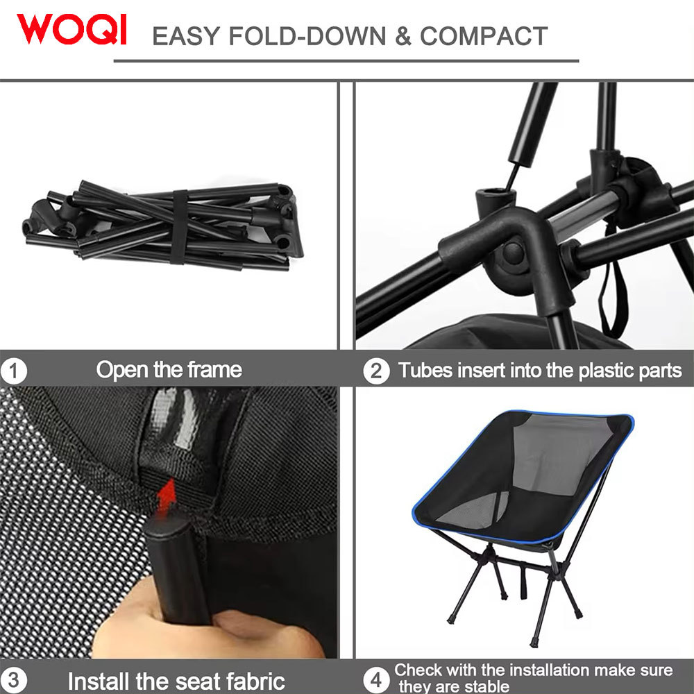 WOQI Outdoor Travel Camping Foldable Portable Lightweight Mini Moon…