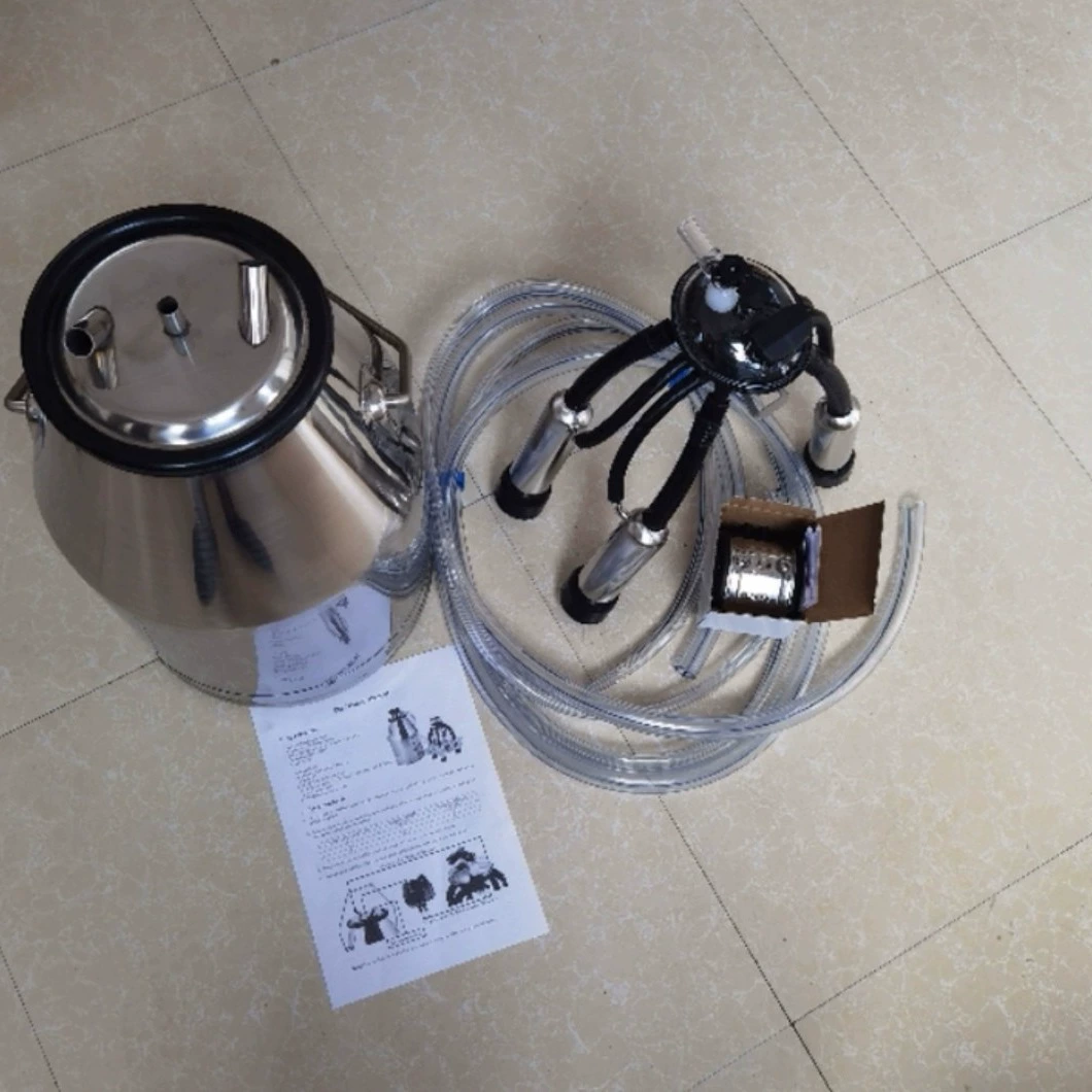 Ведро для молока из нержавеющей стали плюс доильный аппарат, набор чашек для молока, пульсатор