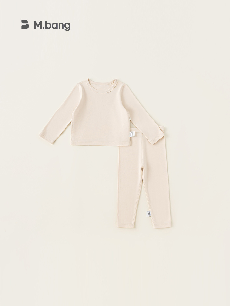 Youbao ropa infantil ropa de hogar para niños pijama set primavera y otoño suave pegajoso para niños y niñas set de camiseta de manga larga