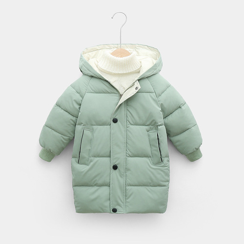 New children's clothing  autumn and winter thickened children's down jacket short boys and girls Korean style hooded jacket
