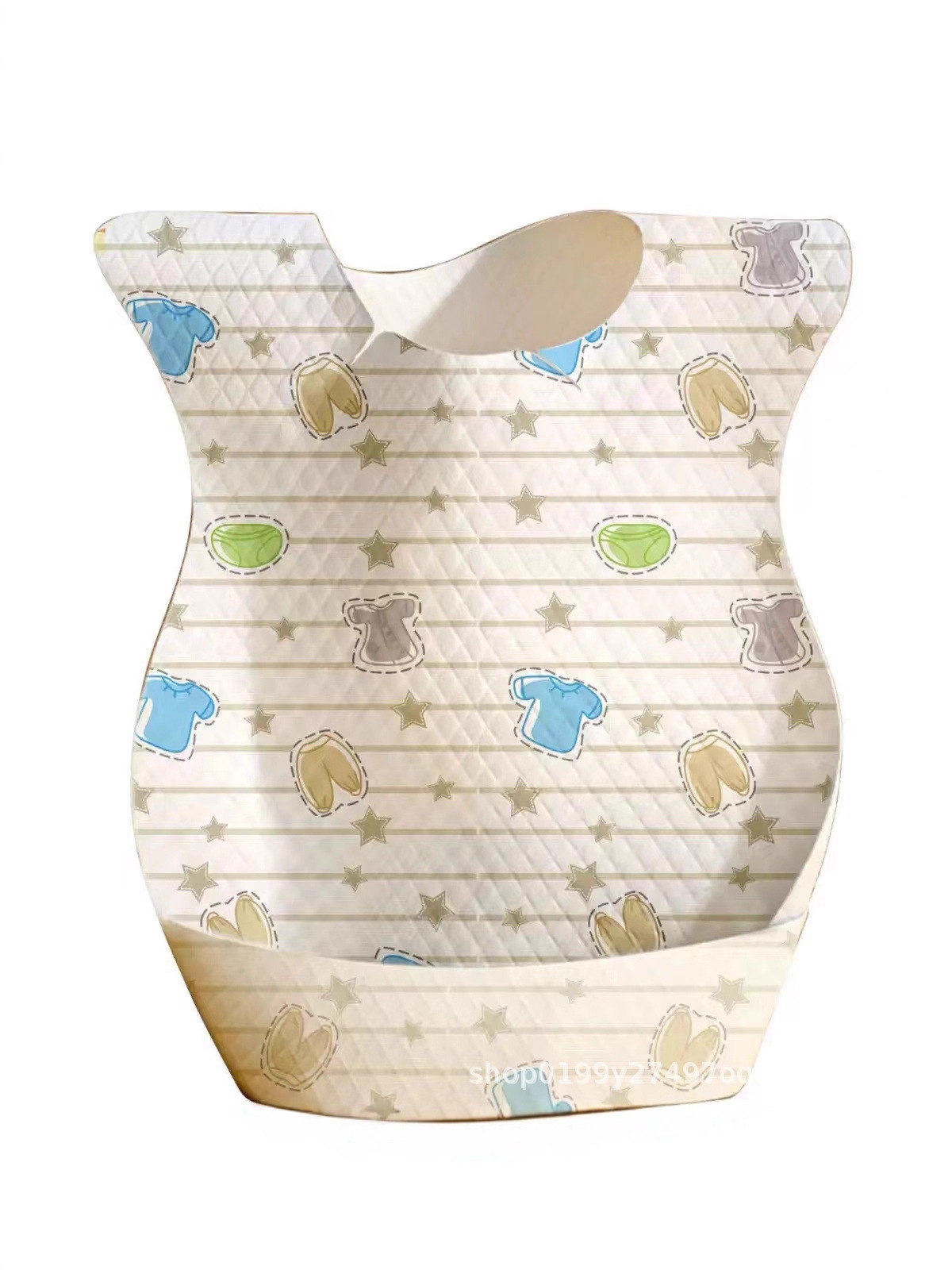 Baodón desechable para bebés Baodón independiente tipo paquete Baodón bolsas de arroz sin lavado bebés impermeables para comer bebés saliva